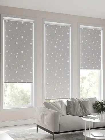 Шторы из тюля белого цвета рулонные 17782044068 - 7