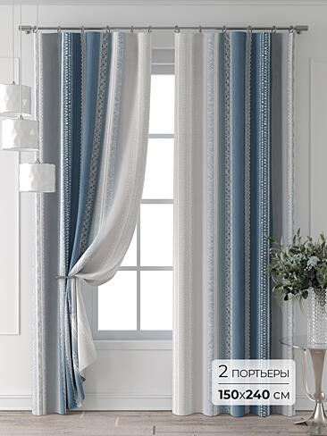 Шторы льняного цвета для спальни 9713439240