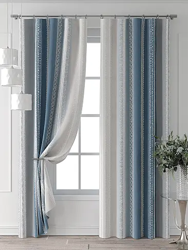 Шторы льняного цвета для спальни 9713439240 - 8