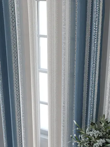 Шторы льняного цвета для спальни 9713439240 - 4