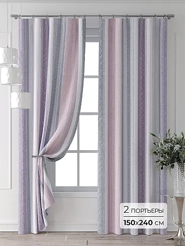 Шторы льняного цвета для спальни 9713440240 - 2