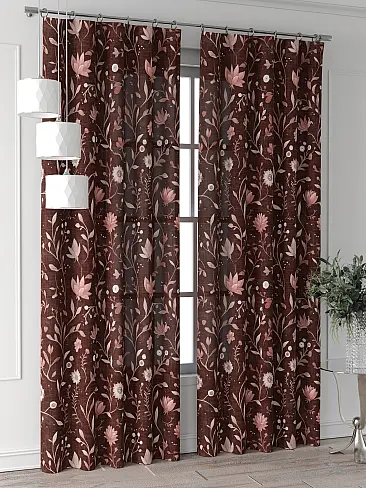 Шторы коричневого цвета высотой 250 см в Хабаровске - Страница 2 9713379250 - 5