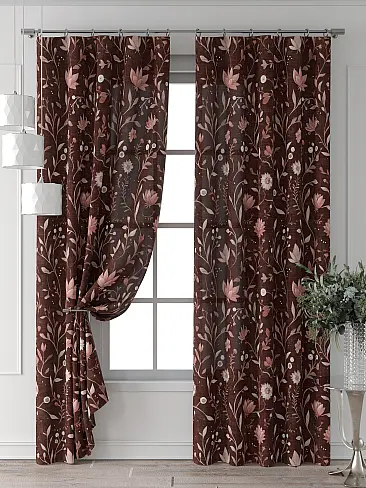 Шторы коричневого цвета высотой 250 см в Хабаровске - Страница 2 9713379250 - 8