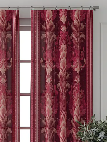 Шторы бордового цвета с вензелями в Набережных Челнах - Страница 2 9713408250 - 6