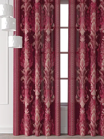 Шторы бордового цвета с вензелями в Набережных Челнах - Страница 2 9713408250 - 7