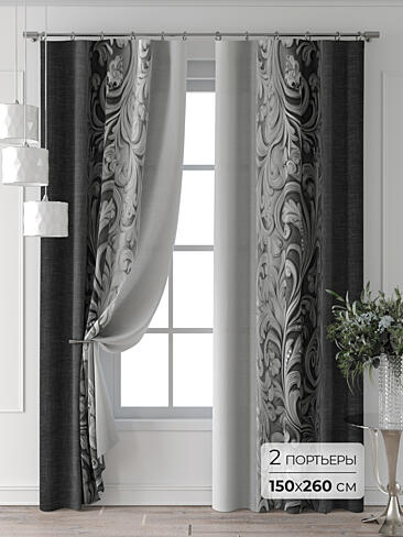Новинки комплектов штор в Перми 9713415260