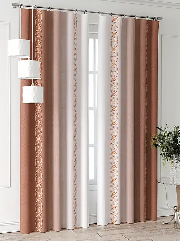 Недорогие шторы терракотового цвета в Иркутске 9747040240 - 4
