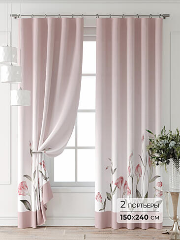 Шторы розового цвета для спальни в Челябинске - Страница 3 9747042240