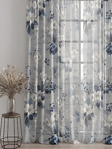 Шторы из тюля черного цвета с рисунком птицы - Страница 25 4718087280 - 4
