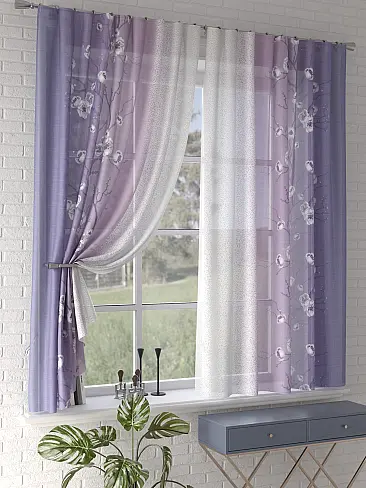 Японские шторы с ажурным рисунком в Иркутске 4505006180 - 3