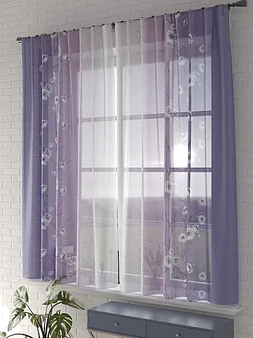 Японские шторы с ажурным рисунком в Иркутске 4505006180 - 5