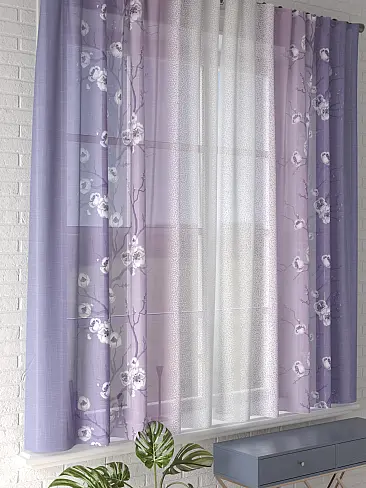 Японские шторы с ажурным рисунком в Иркутске 4505006180 - 6