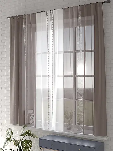 Японские шторы с ажурным рисунком в Иркутске 4505000180 - 5