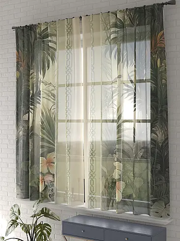 Японские шторы с ажурным рисунком в Иркутске 4505003180 - 5