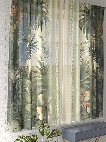 Японские шторы с ажурным рисунком в Иркутске 4505003180 - 6