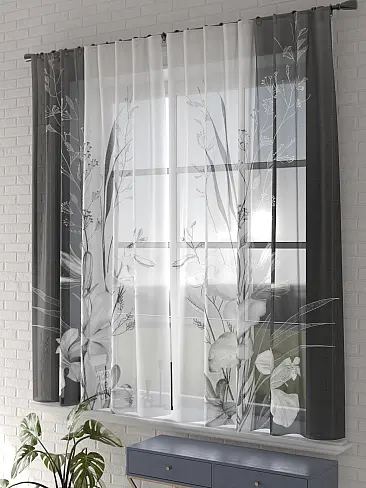 Японские шторы с ажурным рисунком в Иркутске 4505015180 - 5