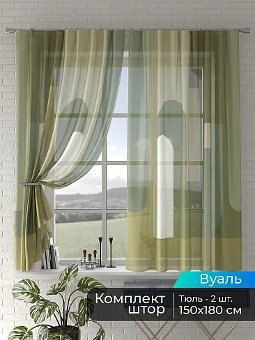 Японские шторы с ажурным рисунком в Иркутске 4505016180 - 2