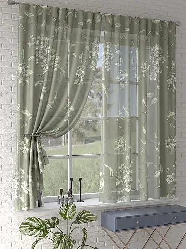 Японские шторы с ажурным рисунком в Иркутске 4505017180 - 3