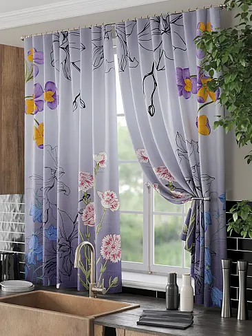 Шторы для гостиной с крупным рисунком - Страница 613 9717132160 - 8