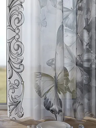 Шторы из тюля черно-белого цвета в Калининграде - Страница 47 9507045260 - 5