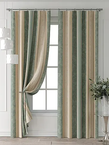 Комплекты штор зеленого цвета - Страница 314 9721073250 - 8