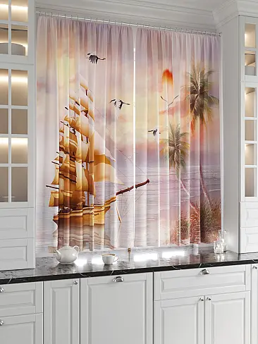 Шторы из полиэстера высотой 180 см 9920209 - 3