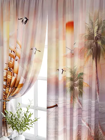 Шторы из полиэстера высотой 180 см 9920209 - 4