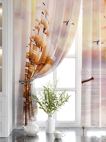 Шторы из полиэстера высотой 180 см 9920209 - 5