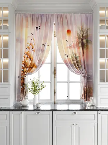 Шторы из полиэстера высотой 180 см 9920209 - 6