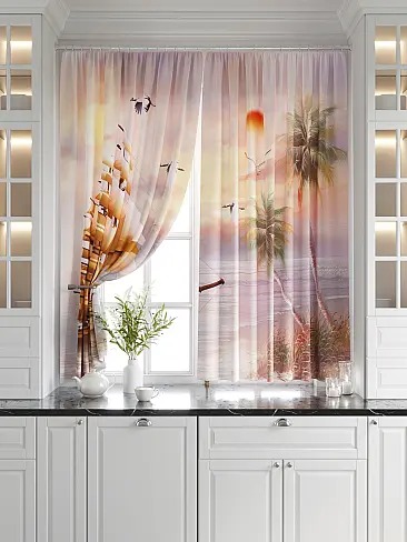 Шторы из полиэстера высотой 180 см 9920209 - 7