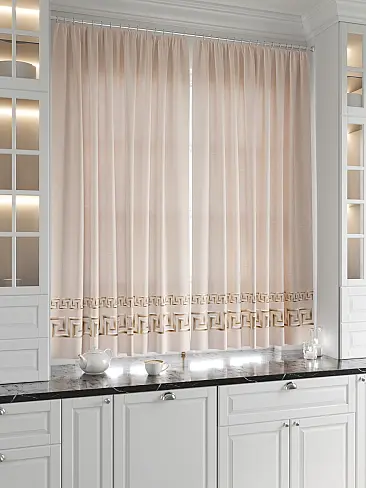 Короткие шторы в классическом стиле 9920217 - 3