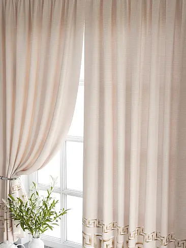 Короткие шторы в классическом стиле 9920217 - 4