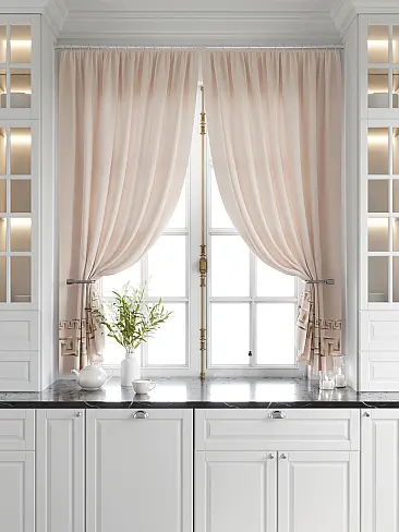 Короткие шторы в классическом стиле 9920217 - 6