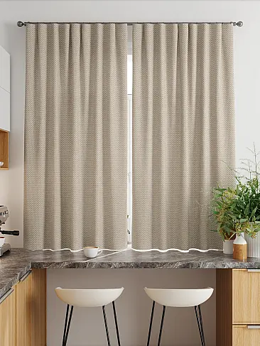 Короткие шторы в скандинавском стиле в Казани 9920264 - 3