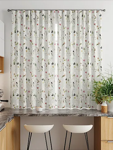 Шторы голубого цвета для кухни в Новокузнецке - Страница 6 9920273 - 3