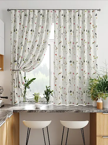 Шторы голубого цвета для кухни в Новокузнецке - Страница 6 9920273 - 8