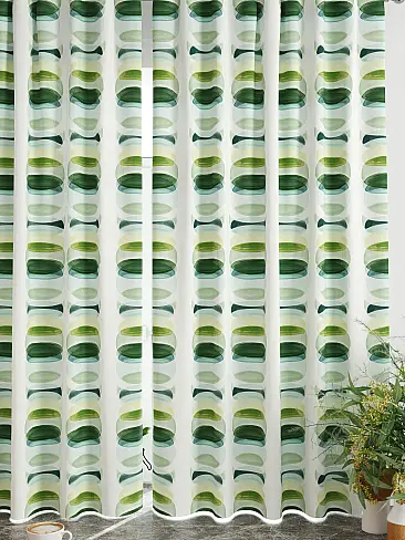 Шторы зеленого цвета для кухни - Страница 4 9920304 - 5