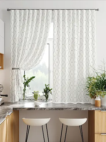 Шторы голубого цвета для кухни в Новокузнецке - Страница 21 9920349 - 8