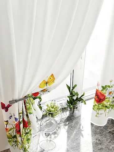 Шторы голубого цвета для кухни в Новокузнецке - Страница 16 9920356 - 4