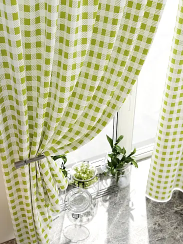 Шторы зеленого цвета для кухни - Страница 4 9920363 - 4