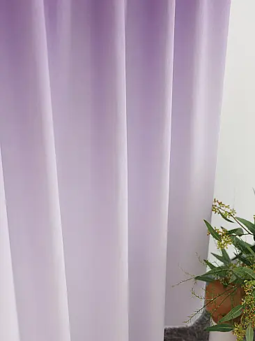 Шторы баклажанового цвета для кухни 9920385 - 7