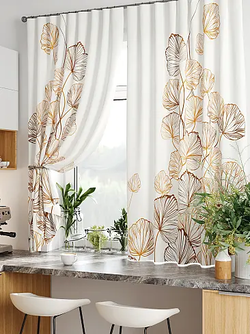 Шторы коричного цвета для кухни в Иркутске - Страница 21 9920410 - 6