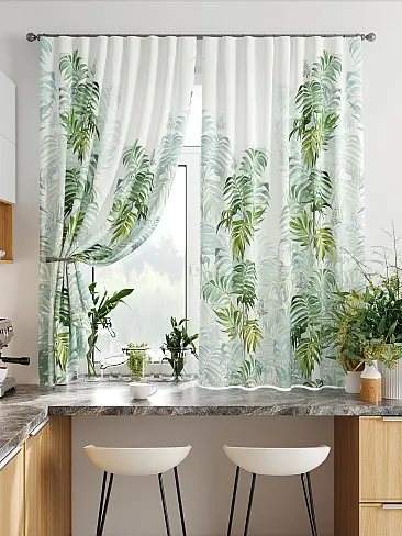 Шторы бирюзового цвета высотой 170 см - Страница 6 9920421 - 8