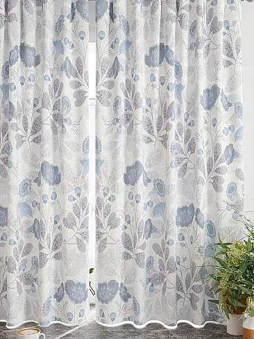 Шторы голубого цвета для кухни в Новокузнецке - Страница 17 9920425 - 5