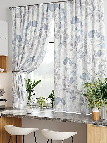 Шторы голубого цвета для кухни в Новокузнецке - Страница 17 9920425 - 6